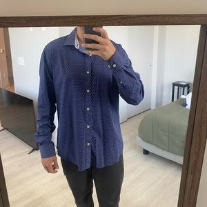 Bugatchi OoohCotton Dress Shirt - Men’s Large